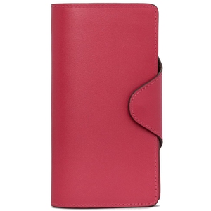 Жіночий шкіряний гаманець Yoshi Satchel Y1311 Fuchsia (фуксія)