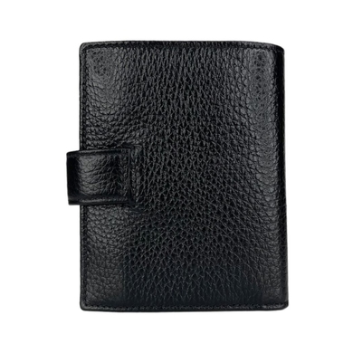 Невелике портмоне з натуральної шкіри Bond NON 593-281 чорного кольору, Чорний