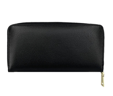 Жіночий гаманець на блискавці Tony Bellucci на три відділи TB900-1 чорного кольору
