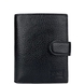 Небольшое портмоне из натуральной кожи Bond NON 593-281 черного цвета, Черный