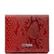 Гаманець жіночий Karya з натуральної лакованої шкіри 1188-019 червоного кольору
