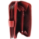 Женский кошелек из натуральной кожи с RFID Visconti Heritage Madame HT33 Red