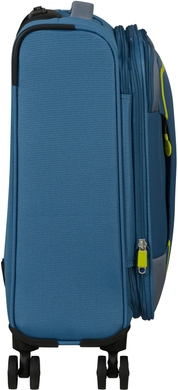 Валіза American Tourister Pulsonic текстильна на 4-х колесах MD6*001 Coronet Blue (мала)