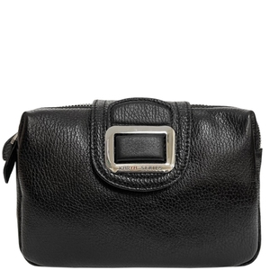 Жіноча сумка Karya з натуральної шкіри 2337-45 чорного кольору, Чорний