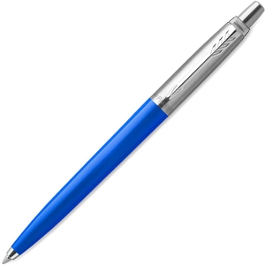 Кулькова ручка у блістері Parker Jotter 17 Plastic Blue CT BP 15 136 Яскраво-синій/Хром