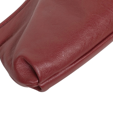 Женская сумочка-клатч Mattioli 077-09C из натуральной кожи красного цвета, Красный
