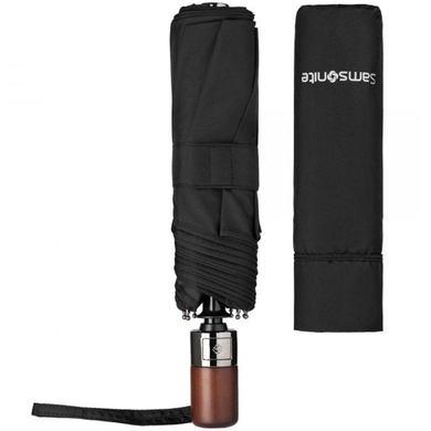 Класична парасолька автомат Samsonite Wood Classic S CK3*023 Black
