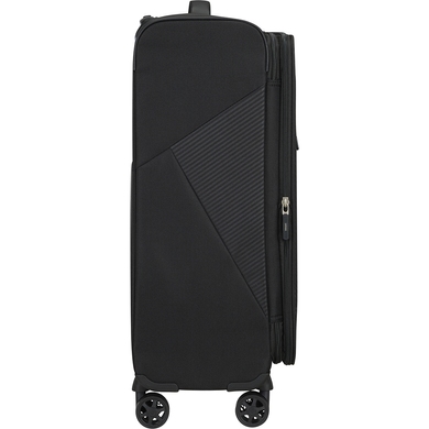 Легка валіза Samsonite Litebeam текстильна на 4-х колесах KL7*004 Black (середня)