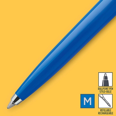 Шариковая ручка в блистере Parker Jotter 17 Plastic Blue CT BP 15 136 Ярко-синий/Хром