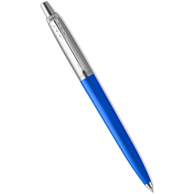 Шариковая ручка в блистере Parker Jotter 17 Plastic Blue CT BP 15 136 Ярко-синий/Хром