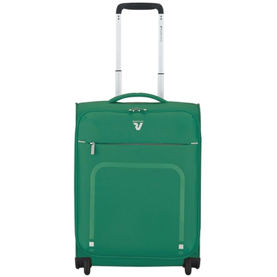 Ультралегка валіза з текстилю на 2-х колесах Roncato Lite Plus 414723 зелена (мала)