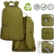 Складной рюкзак для путешествий Tucano EcoCompact BPECOBK-VM хаки
