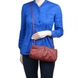 Женская сумочка-клатч Mattioli 077-09C из натуральной кожи красного цвета, Красный
