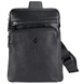 Men's leather sling bag Eminsa ES6246-18-1 black color