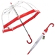 Зонт-трость женский Fulton Birdcage-1 L041 Red (Красный)