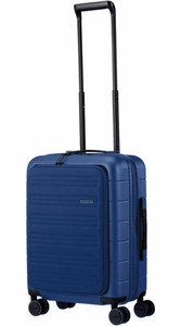 Бизнес чемодан American Tourister Novastream с отделением для ноутбука до 15,6" из поликарбонатана 4-х колесах MC7*004 Navy Blue (малый)