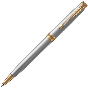 Шариковая ручка Parker Sonnet 17 Stainless Steel GT BP 84 132 Серебристый/Золотой