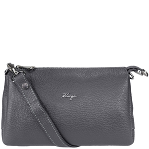 Женская сумка Karya на три отдела KR5070-081 серого цвета, Серый