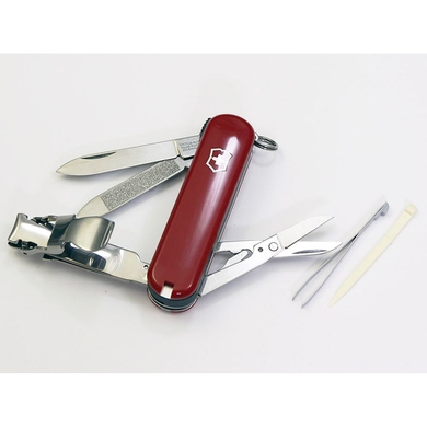 Складной нож-брелок Victorinox Nail Clip 580 блистер 0.6463.B1 (Красный)