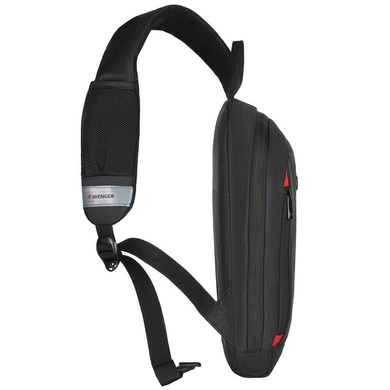 Рюкзак-слінг з відділенням для планшету до 10" Wenger Monosling Shoulder Bag 604606 Black