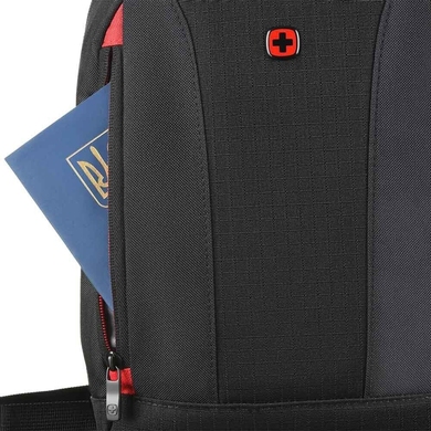 Рюкзак-слінг з відділенням для планшету до 10" Wenger Monosling Shoulder Bag 604606 Black