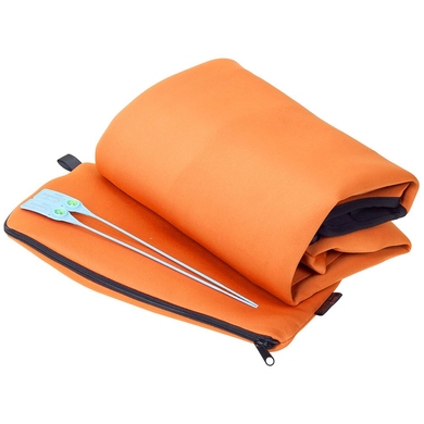 Чехол защитный для малого чемодана из неопрена S 8003-9, 800-ярко-оранжевый-неон