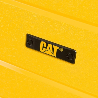 Чемодан из полипропилена на 4-х колесах CAT Crosscheck 83548 (большой) , Жёлтый
