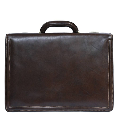 Мужской портфель из натуральной кожи Tony Perotti italico 8022 коричневый