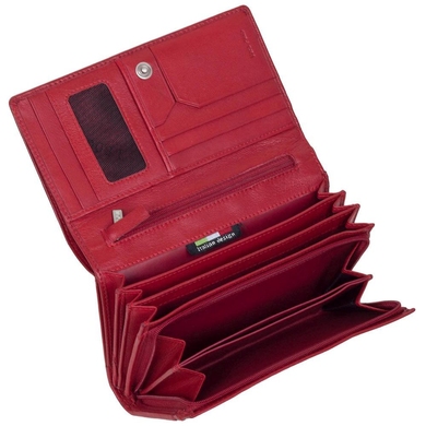 Жіночий шкіряний гаманець на кнопці Tony Perotti Cortina 5032 rosso (червоний)