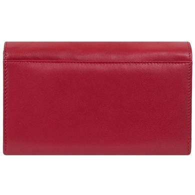 Женский кожаный кошелек на кнопке Tony Perotti Cortina 5032 rosso (красный)