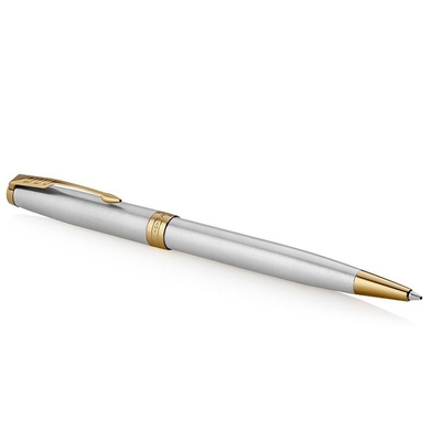 Шариковая ручка Parker Sonnet 17 Stainless Steel GT BP 84 132 Серебристый/Золотой