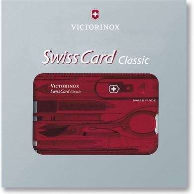 Швейцарская карта Victorinox SwissCard Classic 0.7100.T (Красный)