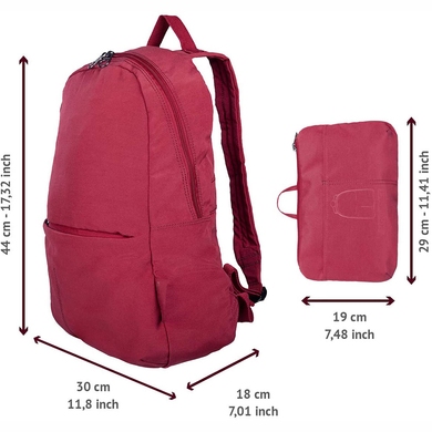 Складной рюкзак для путешествий Tucano EcoCompact BPECOBK-R красный