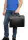 Чоловічий шкіряний портфель Karya 0814-45 чорного кольору