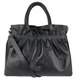 Жіноча сумка Karya з натуральної шкіри 2380-45 чорного кольору, Чорний
