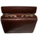 Мужской портфель из натуральной кожи Tony Perotti italico 8022 коричневый