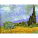 Зонт женский Fulton National Gallery Tiny-2 L794 Wheatfield With Cypresses (Пшеничное поле)