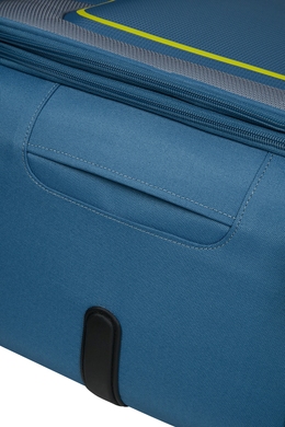 Чемодан American Tourister Pulsonic текстильный на 4-х колесах MD6*003 Coronet Blue (большой)