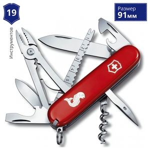 Складной нож Victorinox Angler 1.3653.72 (Красный)