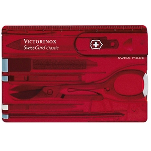 Швейцарская карта в блистере Victorinox SwissCard Classic 0.7100.TB1 (Красный)