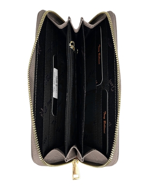Жіночий гаманець Tony Bellucci на блискавці на три відділи TB900-11 кольору таупе