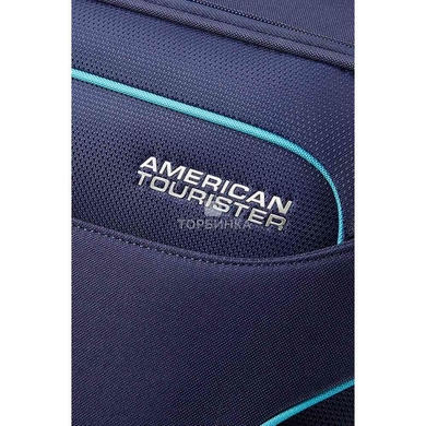 Валіза American Tourister Holiday Heat текстильна на 4-х колесах 50g*006 (велика), Синій