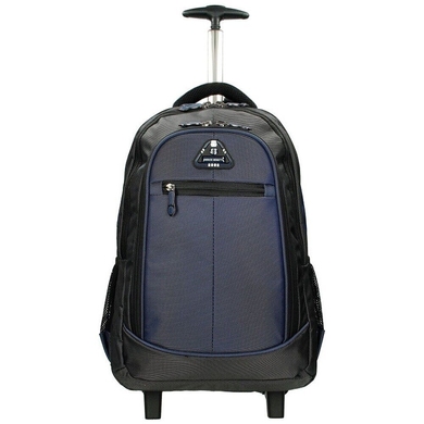 Рюкзак на 2-х колесах с отделением для ноутбука до 17" Enrico Benetti Barbados L Black-Navy Eb62024-622