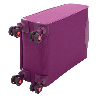 Чемодан текстильный на 4-х колесах March Tourer 2603 (малый) , 260-22-Фиолетовый