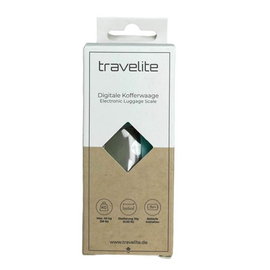 Весы для взвешивания чемоданов Travelite TL000190-25 бирюзового цвета, светло-голубой