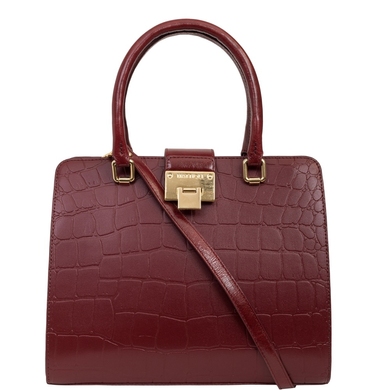 Жіноча сумка Mattioli 066-17C з натуральної італійської шкіри червоного кольору, Червоний