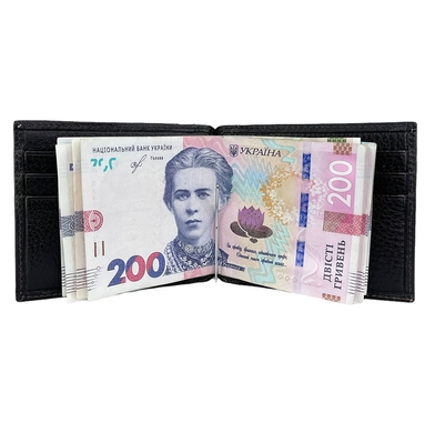Кожаный зажим для денег Tergan с карманами для карт TG1399 коричневого цвета, Коричневый