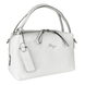 Жіноча сумка Karya з натуральної шкіри 2229-09 білого кольору , Білий
