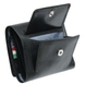 Шкіряна кредитница з відділенням для купюр з RFID Tony Perotti Nevada 3811 nero (чорна), Натуральна шкіра, Гладка, Чорний