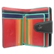 Жіночий гаманець з натуральної шкіри Visconti Spectrum Poppy SP31 Black Multi